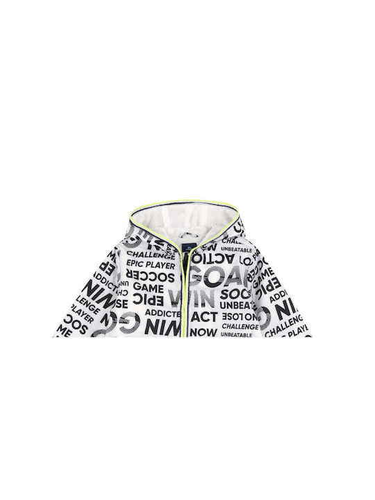 Chicco Waterproof Kids Casual Jacket short Windproof Hooded White