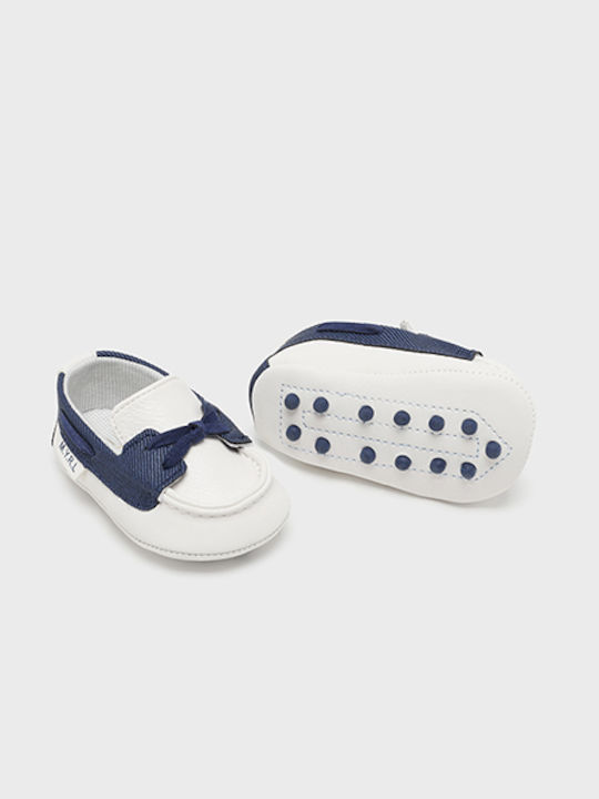 Mayoral Baby Moccasins White