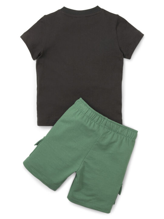 Puma Kids Set with Shorts Summer 2pcs Black