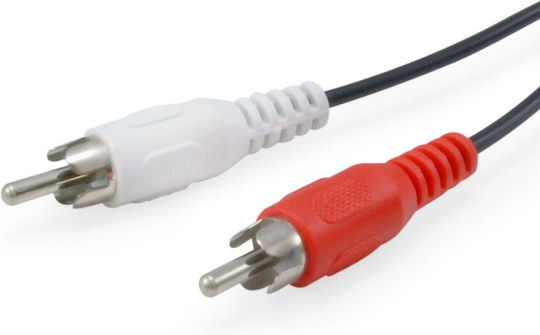 Equip Cablu 2x RCA de sex masculin - 2x RCA de sex masculin 2.5m 147094