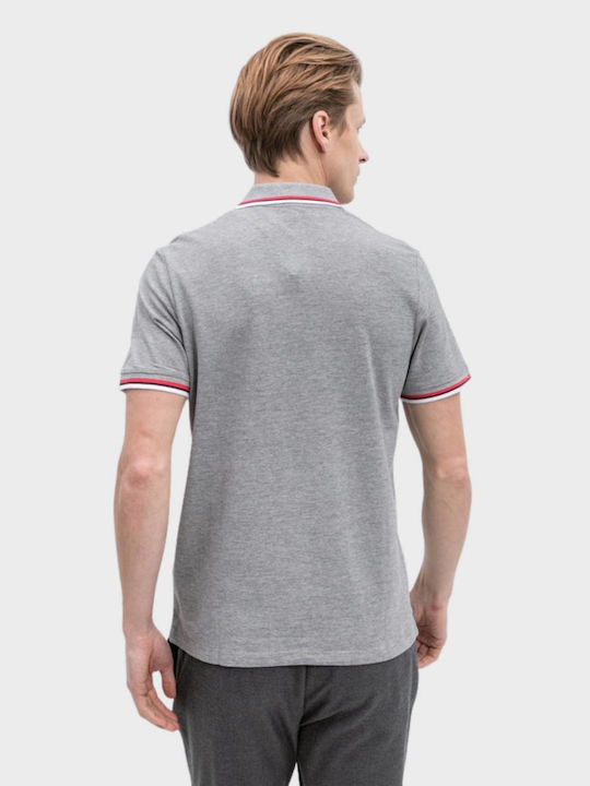 Jack & Jones Herren Kurzarmshirt Polo Gray