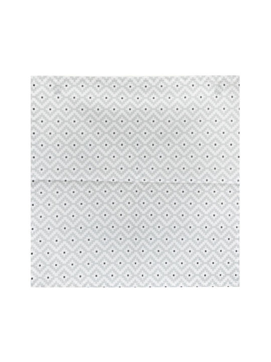 Atmosphera Etnik Kitchen Towel Made of 100% Cotton in White Colour 40x40cm 4 Pieces