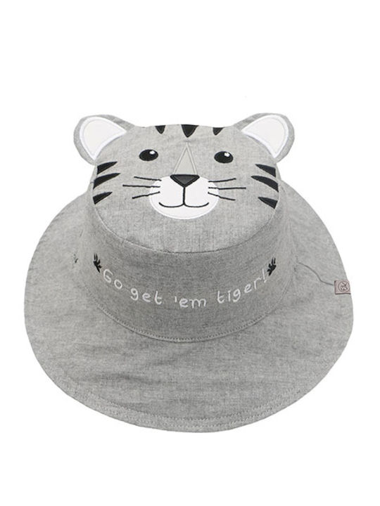 Flapjackkids Kids' Hat Bucket Fabric Sunscreen Tiger / Safari Truck Multicolour