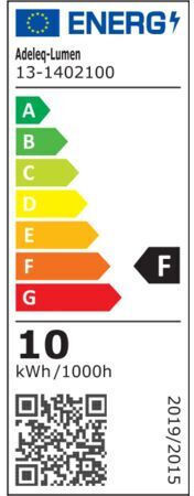 Adeleq LED Bulb 10W for Socket E14 and Shape C37 Cool White 1000lm