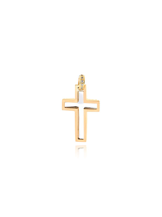 Val'oro Women's Rose Gold Cross 14K