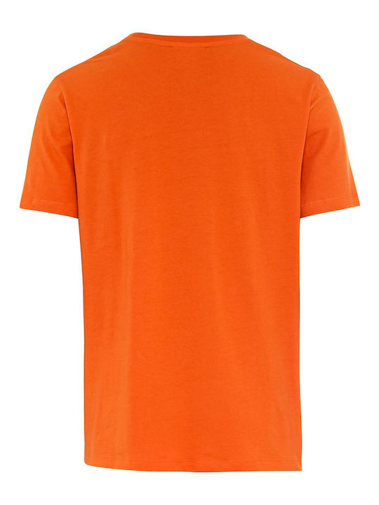 Camel Active Men's Short Sleeve T-shirt Orange