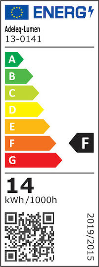 Adeleq LED Bulb 14W Fluorescent Type 90εκ. for Socket G13 and Shape T8 Natural White 1250lm