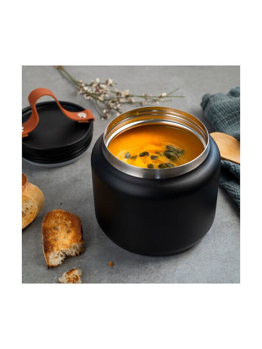 Yoko Design Play Lunchbox Isolierte Lunchbox Inox Schwarz 700ml 1Stück