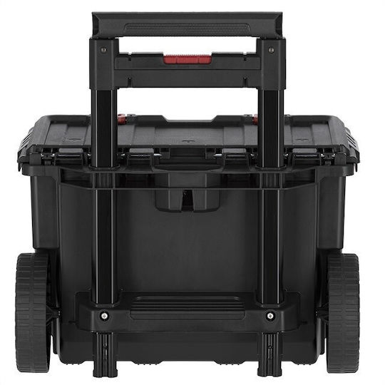 Keter Stack"N"Roll Tool Storage Plastic Wheeled Box W41.1xD55.5xH52.5cm 301416