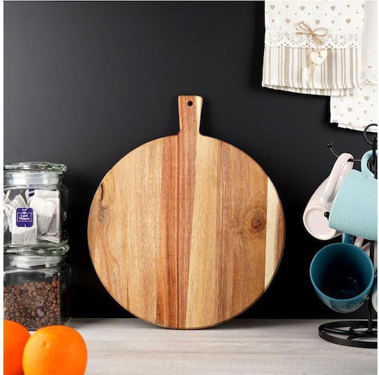 Excellent Houseware Επιφάνεια Κοπής Ξύλινη Καφέ 40x33cm