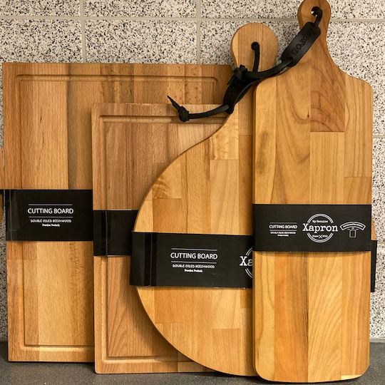 Xapron Επιφάνεια Κοπής Ξύλινη Μπεζ 40x15cm