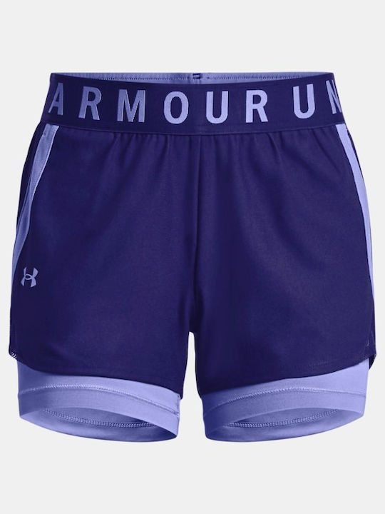 Play Up 2-in-1 Women's Sporty Shorts Purple