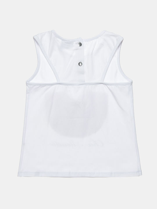 Alouette Kids Blouse Sleeveless White