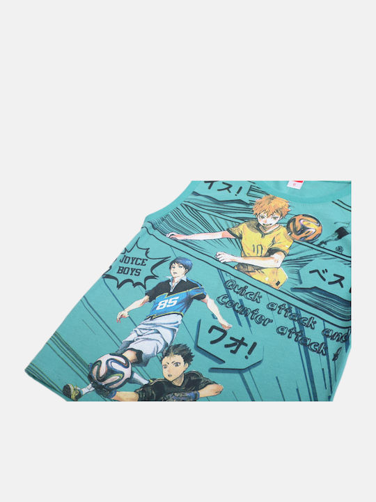 Kids' Set with Shorts Summer 2pcs Light Blue