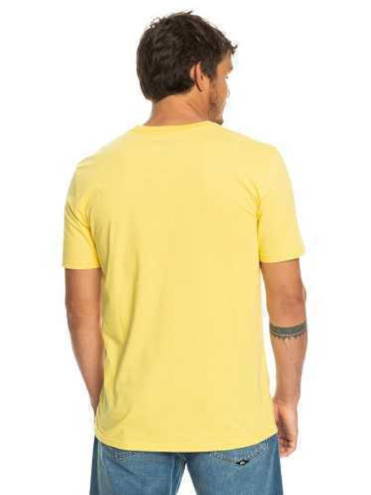 Quiksilver In Circles Men's Short Sleeve T-shirt Yellow