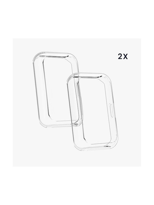 KWmobile 2τμχ Θήκη Σιλικόνης σε Διάφανο χρώμα για το Huawei Watch Fit 2 / Fit 2 Active KWmobile 2τμχ Θήκη Σιλικόνης σε Διάφανο χρώμα για το Huawei Watch Fit 2 / Fit 2 Active