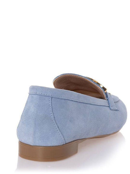 Γυναικεία Loafers σε Γαλάζιο Χρώμα