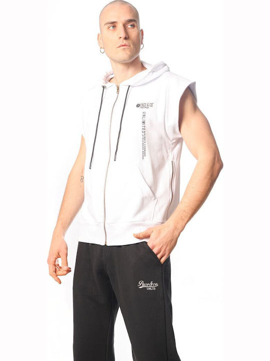 Ζακέτα με Κουκούλα White