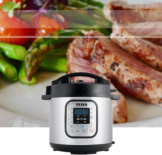 Tesla Elitecook K70 Multi-Function Cooker 6lt 1000W Silver