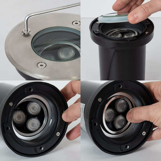 GloboStar Lunta Submersible Pool Spotlight with Multicolour (RGB) Light 90403