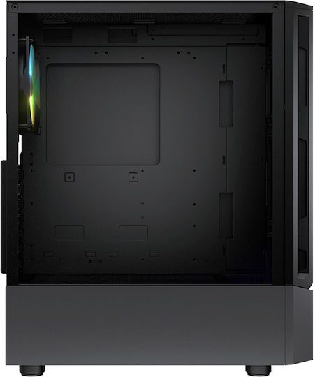 Cougar MX360 RGB Gaming Midi-Turm Computergehäuse mit Seitenfenster Schwarz