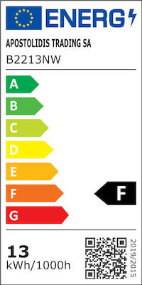 Diolamp Λάμπα LED για Ντουί B22 και Σχήμα A60 Φυσικό Λευκό 1200lm