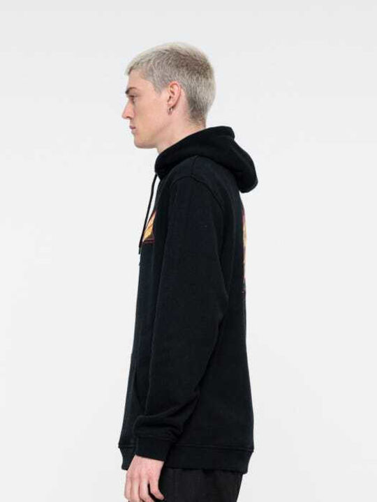 Sweatshirt mit Kapuze Schwarz