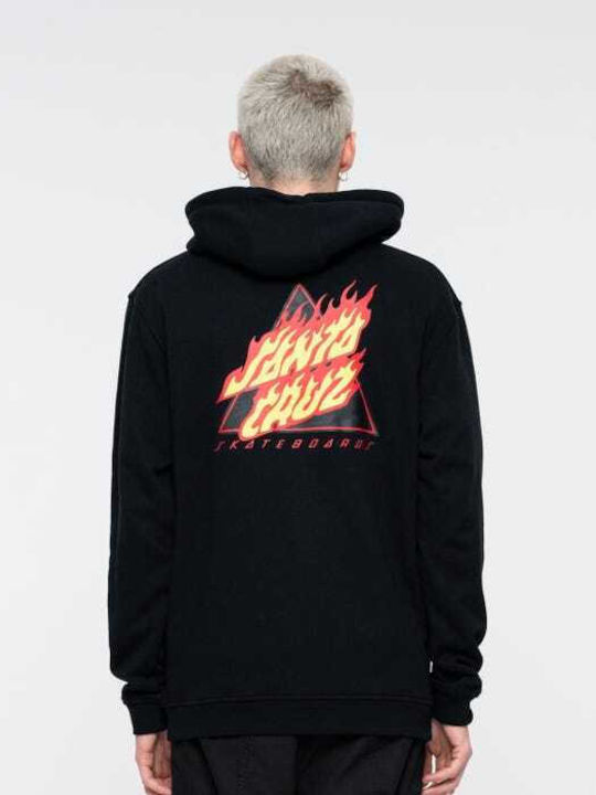 Sweatshirt mit Kapuze Schwarz