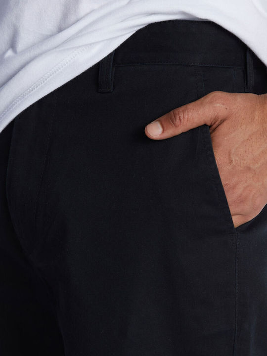 Worker Relaxed Ανδρική Βερμούδα Chino Μαύρη