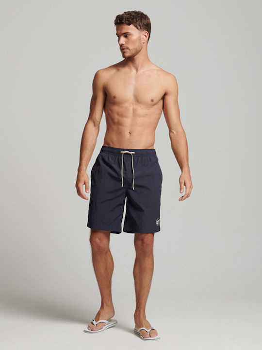 D2 Ovin Vintage Men's Swimwear Shorts FRENCH Navy