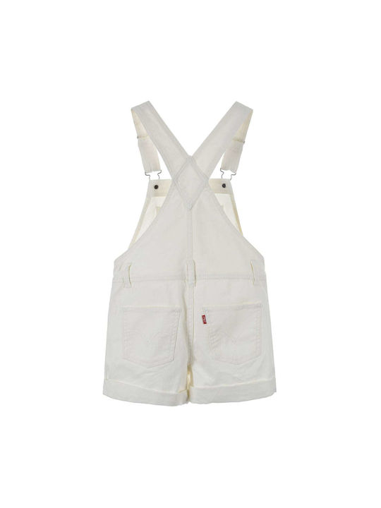 Levi's Kids Fabric Overall White