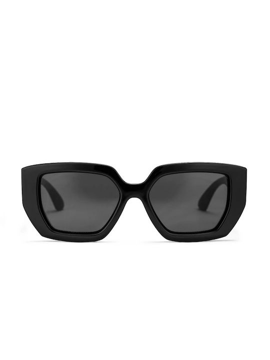 Chpo Hong Kong Sonnenbrillen mit Schwarz Rahmen und Schwarz Linse 16133OO