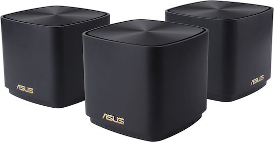 Asus ZenWiFi XD4 Plus WiFi Mesh Network Access Point Wi‑Fi 6 Dual Band (2.4 & 5GHz) Μαύρο