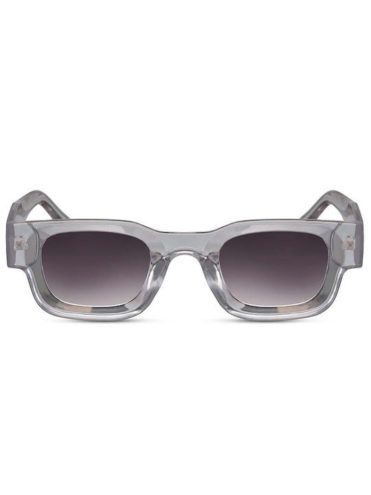 Solo-Solis Sunglasses with Gray Acetate Frame and Gray Gradient Lenses NDL8067