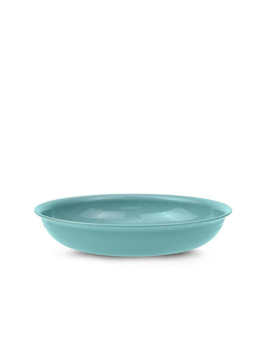 Teller Suppe Kunststoff Blau mit Durchmesser 20cm