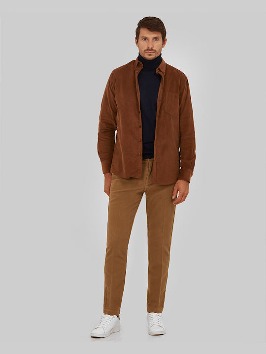 Cămașă cu nasturi, croială modernă, în culoarea camel Winfield Camel BUTTON - DOWN MONOCHROME TOATĂ ZIUA, CASUAL, BUSINESS