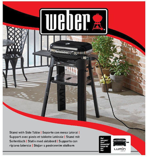Weber Grill Stand Stand with Side Table for Weber Lumin® Compact