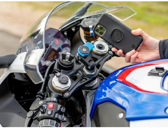 Quad Lock Fork Stem Mount Phone Motorcycle with Case for Steering Wheel