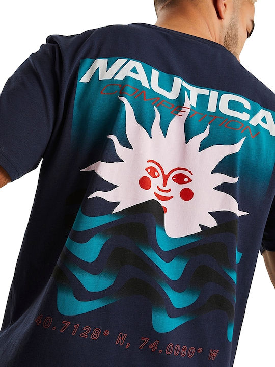 Nautica Bonavista T-shirt Navy Μπλε