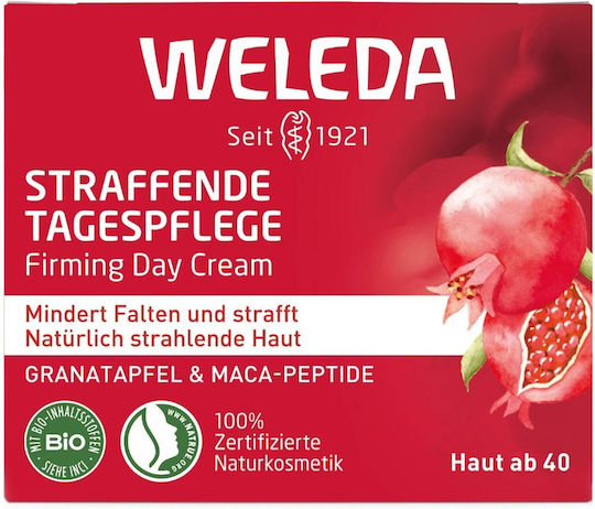 Weleda Pomegranate Firming Κρέμα Προσώπου Ημέρας για Σύσφιξη & Λάμψη με Πεπτίδια 40ml