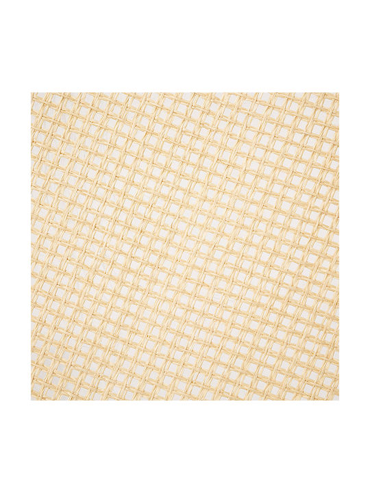 Round Wicker Placemat Rivi Beige 38cm