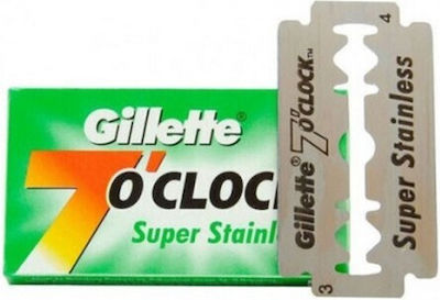 Gillette 7 O' Clock Green Super Stainless 5Stück