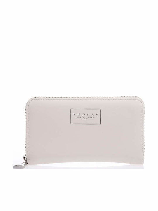 Groß Damen Geldbörse Klassisch Beige