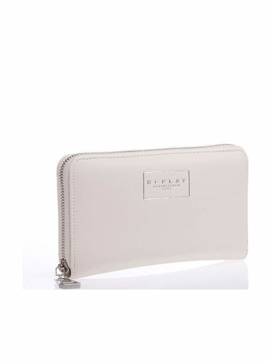 Groß Damen Geldbörse Klassisch Beige
