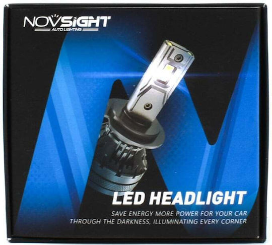 NovSight Lamps Car H3 LED 6500K Cold White 32V 120W 2pcs