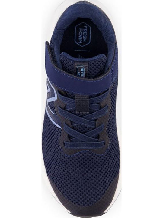 Fresh Foam Arishi V4 Αθλητικά Παιδικά Παπούτσια Running με Σκρατς Navy Μπλε