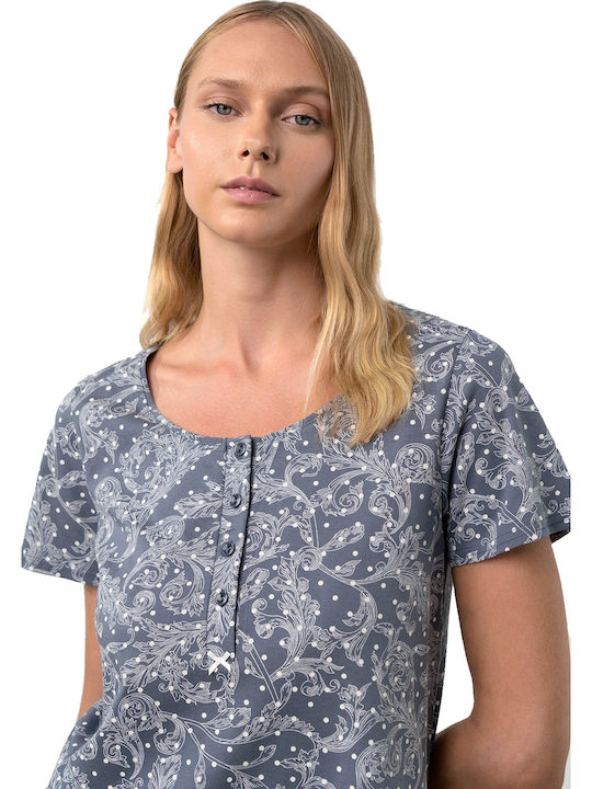 Vamp Summer Women's Pyjama Set Gray Fresco