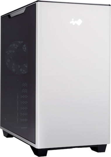 In Win A5 Gaming Midi Tower Κουτί Υπολογιστή με Πλαϊνό Παράθυρο Λευκό