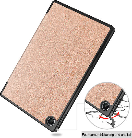 Sonique Flip Cover Dauerhafte Rose Gold Hülle für Lenovo Tab M10 Plus 10,6" 3. Generation