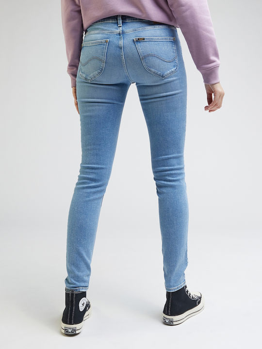 Lee Scarlett Damenjeanshose Mittlere Taille in Enger Passform